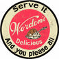 Serve It Wordens Delicious Ice Cream 14 x 14