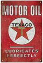 Texaco Motor Oil 12x18