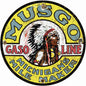 Musgo Gasoline Michigans Mile Marker 14 x 14