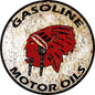 Gasoline Motor Oil Station 14 x 14