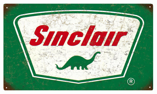 Sinclair Motor Oil Vintage Style Metal Sign 8 × 14