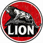 Lion Gasoline And Motor Oil 14 x 14