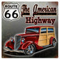 Route 66 The American Highway Hot Rod 12x12