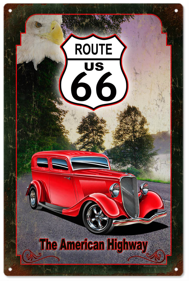 Route 66 Automobile 16×24