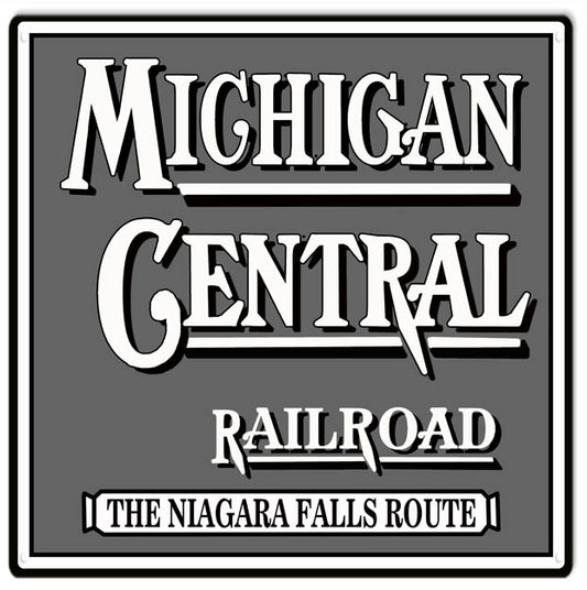 Michigan Central The Niagara Falls Route Vintage Style Metal Sign 12 x 12