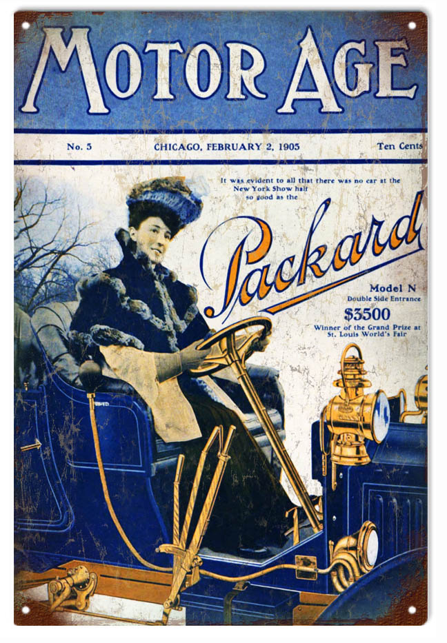 Motor Age Packard 12x18