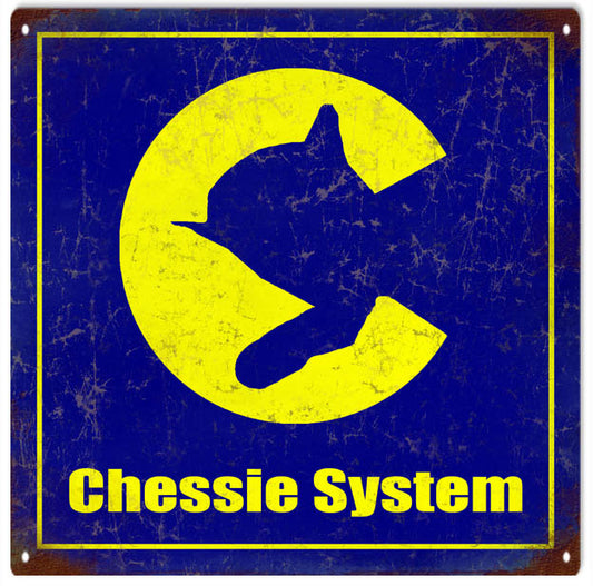 Chessie System Railway Vintage Style Metal Sign 12 × 12