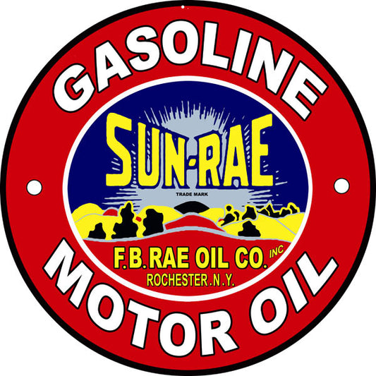 Sun-Rae Gasoline & Motor Oil 14 x 14