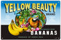 Yellow Beauty Bananas Advertising 12x18