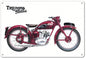 Triumph British Motorcycle 12x18
