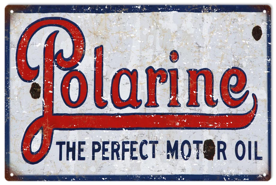 Polarine The Perfect Motor Oil Gas 12x18