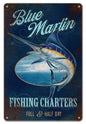 Blue Marlins Fishing Charters 12x18
