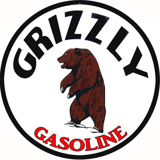 Grizzly Gasoline Motor Oil Station 14 x 14