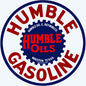 Humble Gasoline & Oils Station 14 x 14