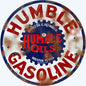 Humble Gasoline & Oil Station 14 x 14