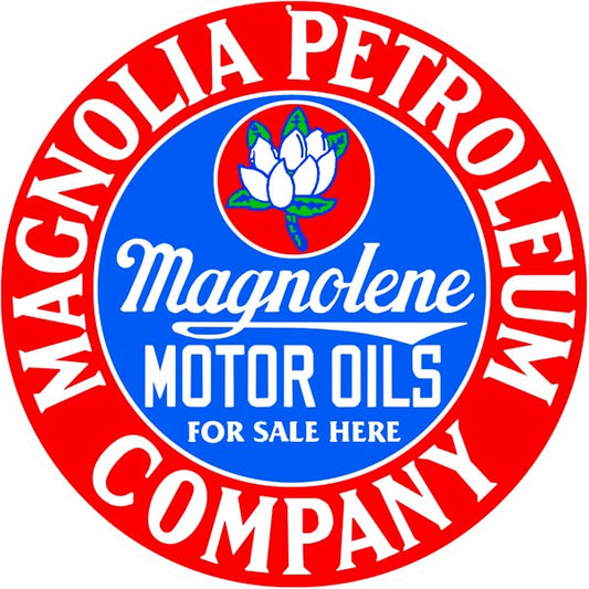 Magnolia Petroleum Company Vintage Style Metal Sign 30 x 30