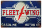 Fleet Wing Motor Oil 12×18