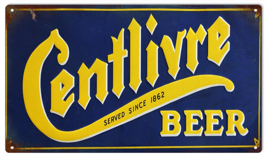 Centlivre Beer Vintage Style Metal Sign 8 × 14