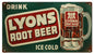 Lyons Root Beer 8×14