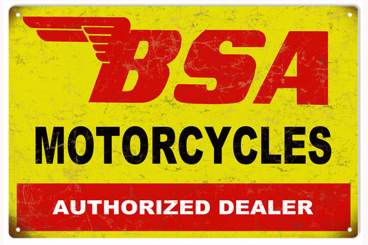 BSA Motorcycles 12×18