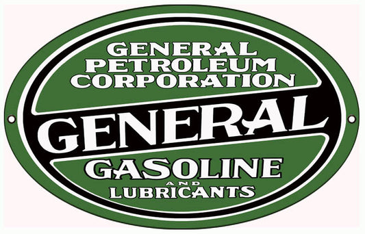 General Petroleum Vintage Style Metal Sign 9 × 14