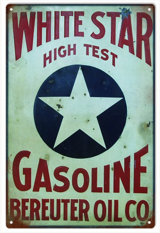 White Star Gasoline Motor Oil 12×18