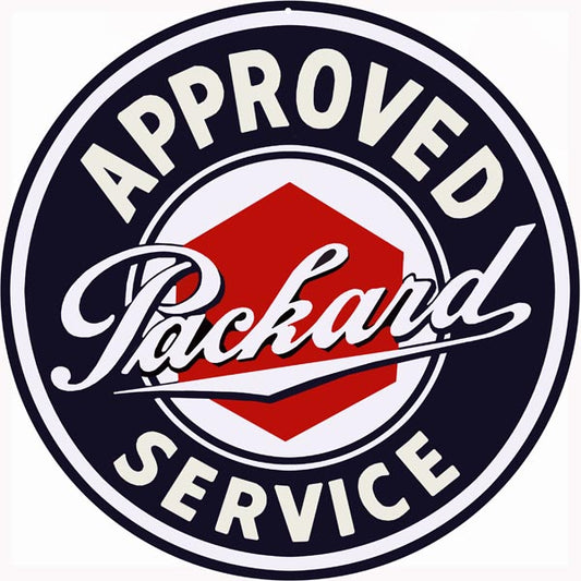 Approved Packard Service Vintage Style Metal Sign 30 x 30
