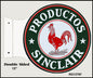 Sinclair Motor Oil Rooster Flange 15x17.5