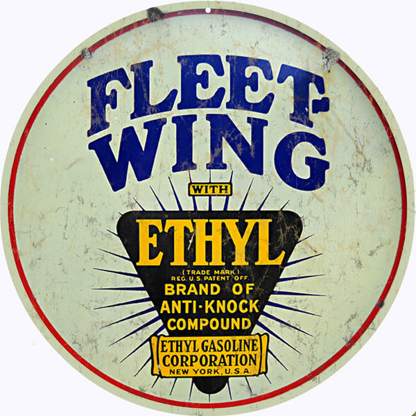 Fleet Wing Gasoline Motor Oil 14 x 14