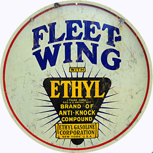 Fleet Wing Gasoline Motor Oil 14 x 14