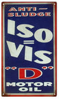 ISO VIS Motor Oil Gas Station 8″x 14″