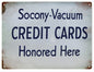 Socony Vacuum Credit Card 9×12