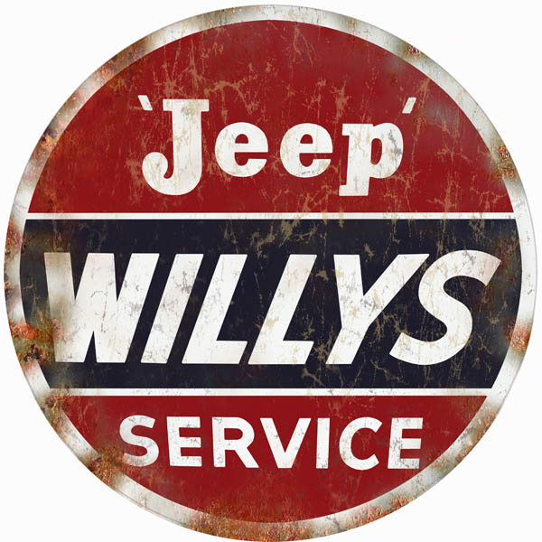 Extra Willys Jeep Service 30 x 30