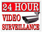 24 Hour Surveillance No Trespassing Warning 9×12