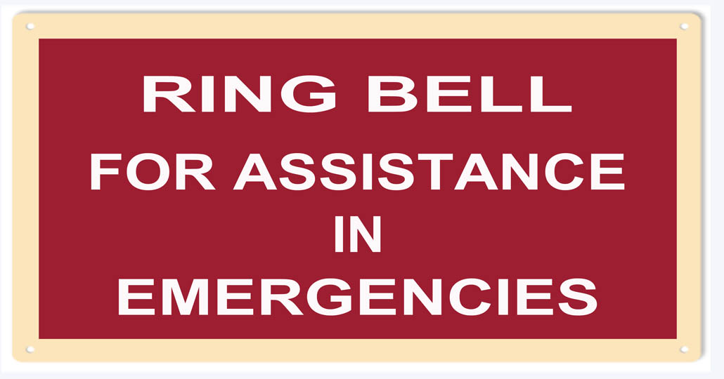 Ring Bell In Emergency Medical 6×12
