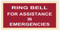 Ring Bell In Emergency Medical 6×12