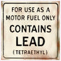 Tetraethyl Lead Motor Fuel Motor Oil 12×12