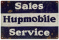 Hupmobile Service Gas Station 12×18