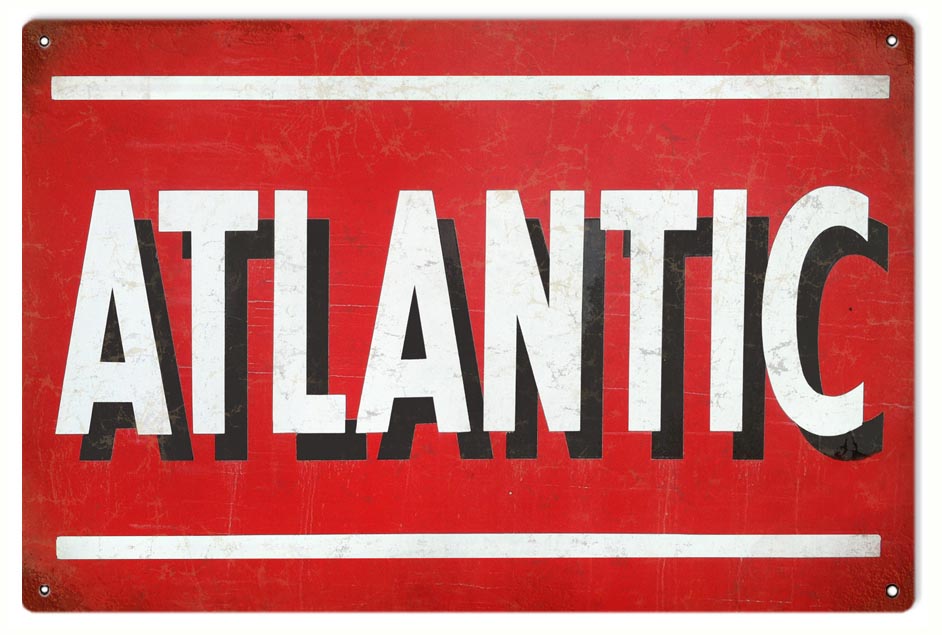 Atlantic Motor Oil Gas Station 12×18