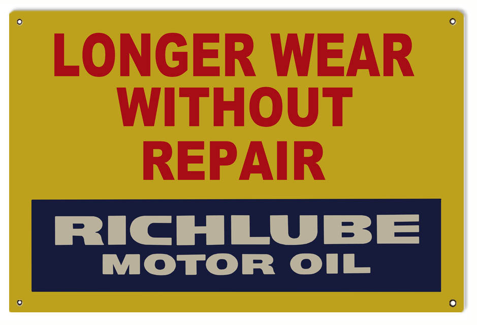 Richlube Motor Oil 12×18