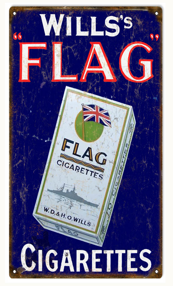 Wills Flag Cigarettes 8×14