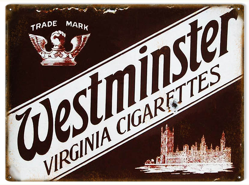 Westminster Virginia Cigarettes 9×12