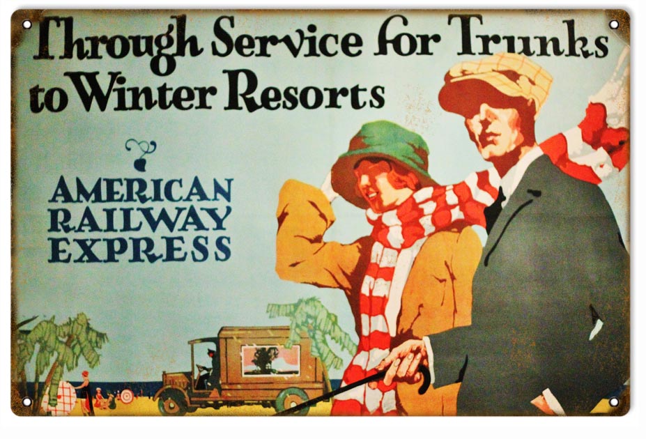 American Railway Express 12x18