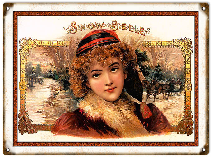 Snow Belle Cigar 9×12