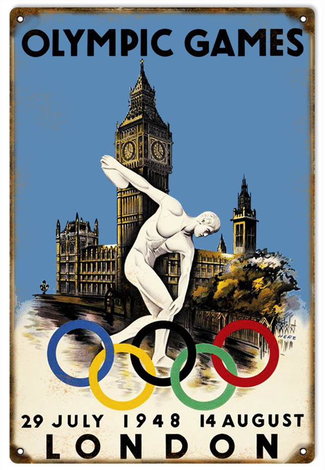 Olympic Games July 1948 London 12x18