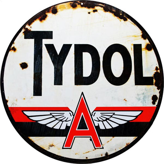 Tydol Motor Oil Vintage Style Metal Sign 18 x 18