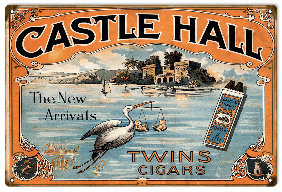 Castle Hall Cigar 12x18