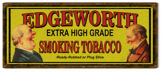 EdgeworthSmoking Tobacco Vintage Style Metal Sign 10 × 24