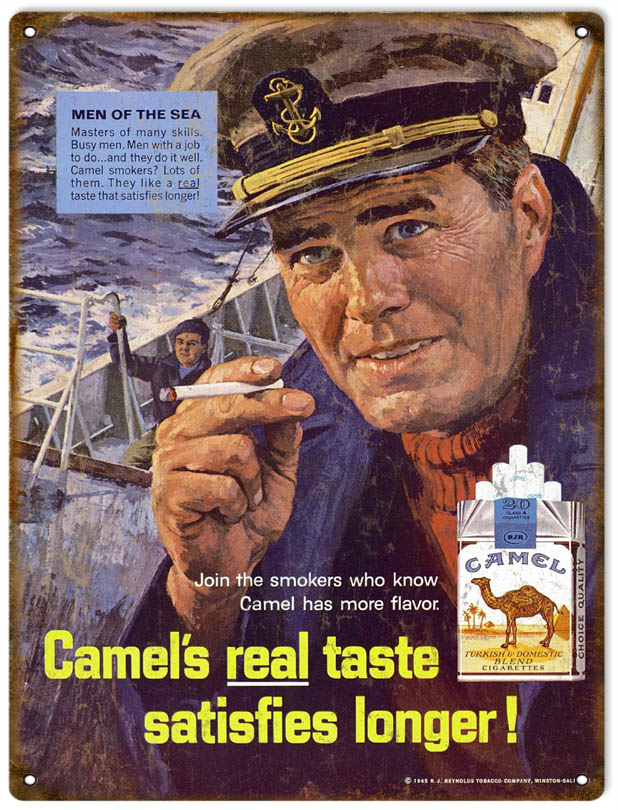 Camel’s Real Taste Cigarette Tobacco 9×12