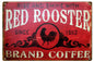 Red Rooster Brand Coffee Country 12x18